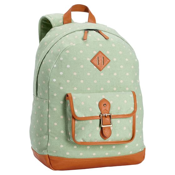 Northfield Mint Dot Teen Backpack Pottery Barn Teen