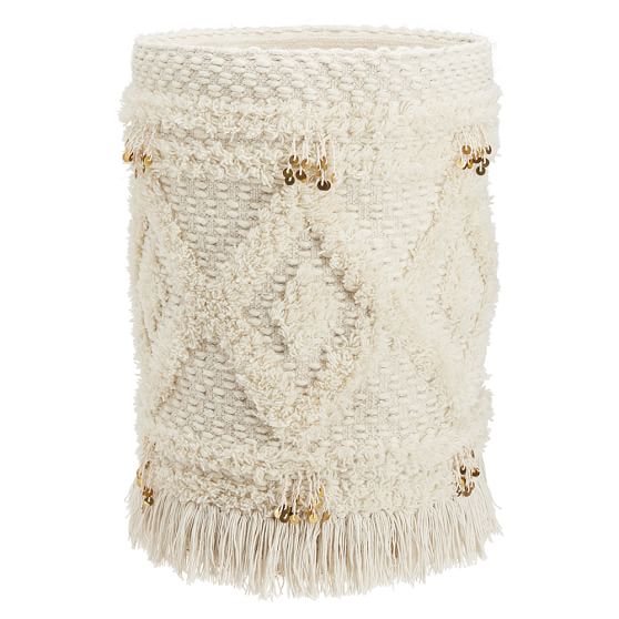 Macrame Laundry Hamper Pottery Barn Teen