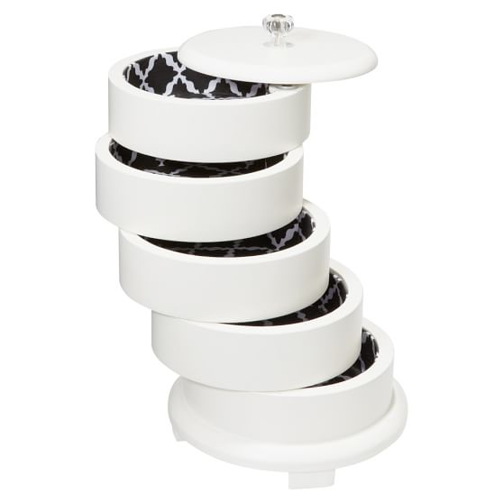 Chloe Swivel Jewelry Storage Pottery Barn Teen