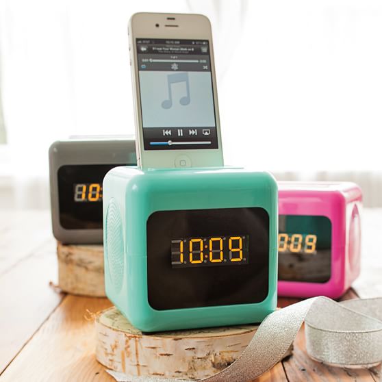 Daybreak DJ Alarm Clock Bedside Clock Pottery Barn Teen