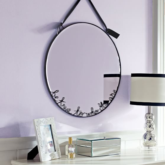 Be True To Who You Are Mirror Teen Decor Sale Pottery Barn Teen