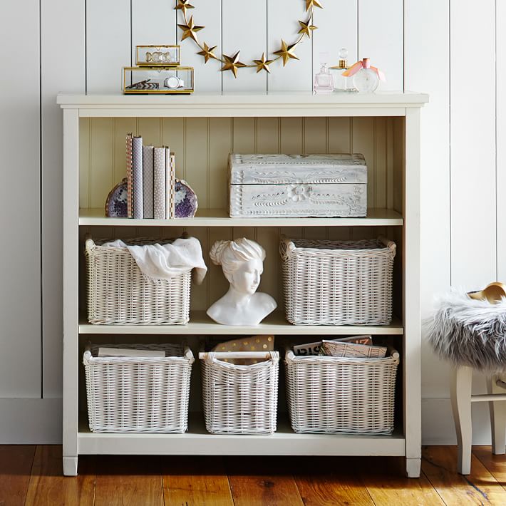Beadboard 3 Shelf Bookcase Pottery Barn Teen