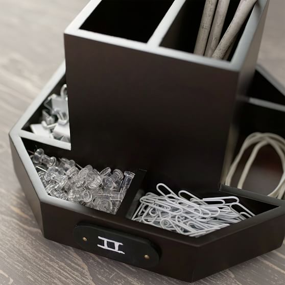 Wooden Desk Accessories Pottery Barn Teen