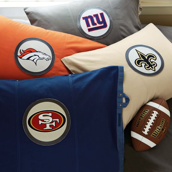 NFL© Patch Boys Duvet Cover + Pillowcase Sale Pottery Barn Teen