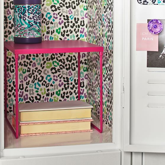Pink Magenta Locker Shelf Locker Decorations Pottery Barn Teen