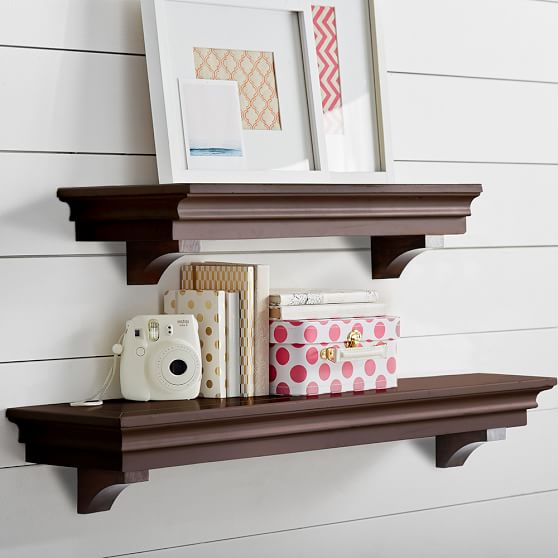 Hampton Floating Shelf Pottery Barn Teen