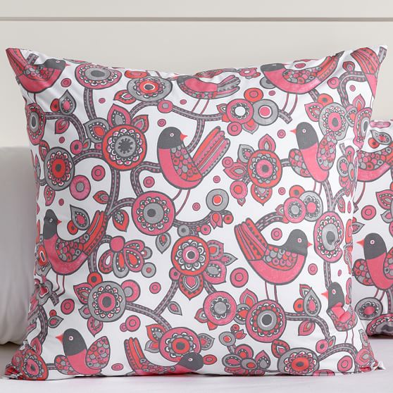 Early Bird Euro Girls Sham Sale Pottery Barn Teen