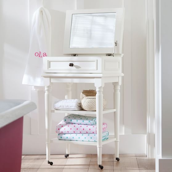 Chelsea Beauty Storage Cart Pottery Barn Teen