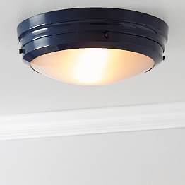 ceiling flushmount lighting round pbteen navy teen lights wyatt metal hanging dalton flushmounts restoration hardware