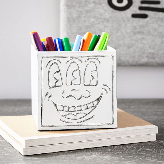 Keith Haring Pencil Cup Pottery Barn Teen