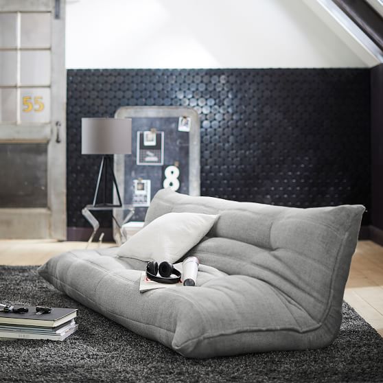 Flip Floor Sleeper Sofa (71.75") Teen Sofa Pottery Barn Teen