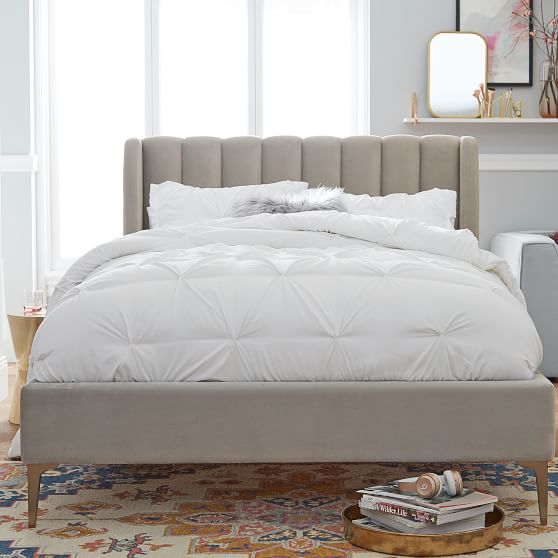 Microfiber Pintuck Twin XL Comforter Pottery Barn Teen