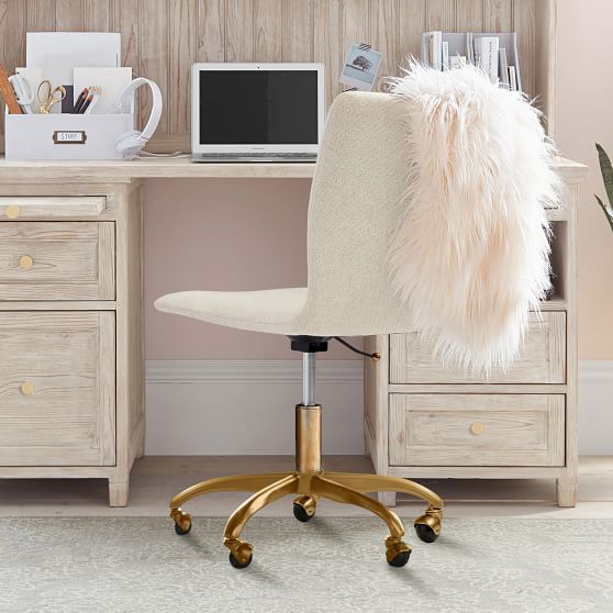 Tweed Ivory Lane Desk Chair Teen Pottery Barn