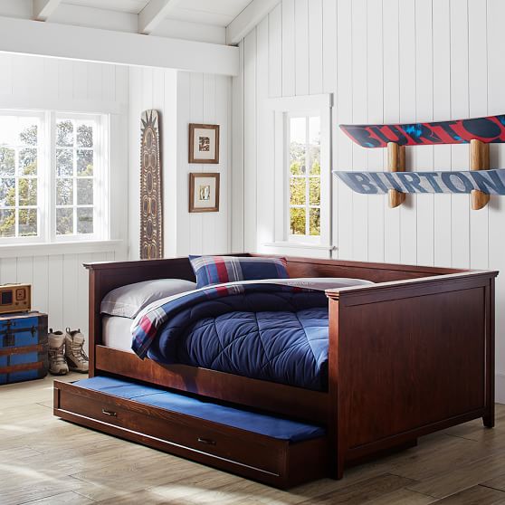 Hampton Daybed + Trundle Teen Bed Pottery Barn Teen