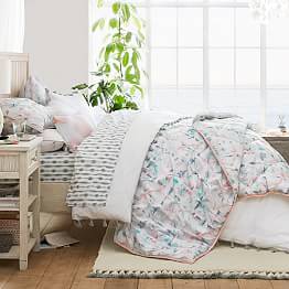 Watercolor Prism Comforter + Sham