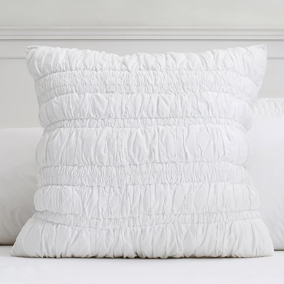 Ruched Euro Sham Pottery Barn Teen