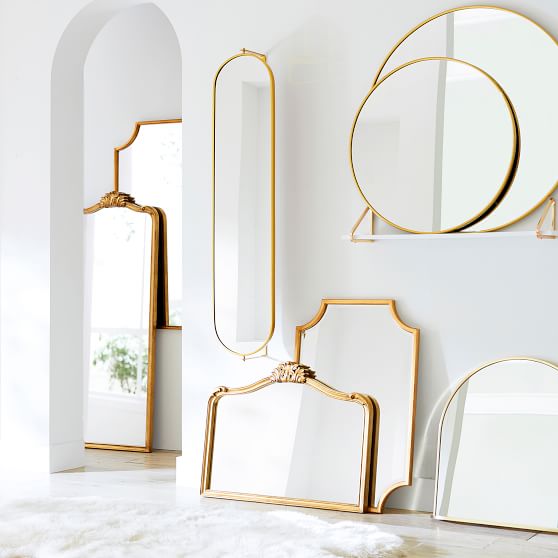 Metal Framed 38 Round Mirror