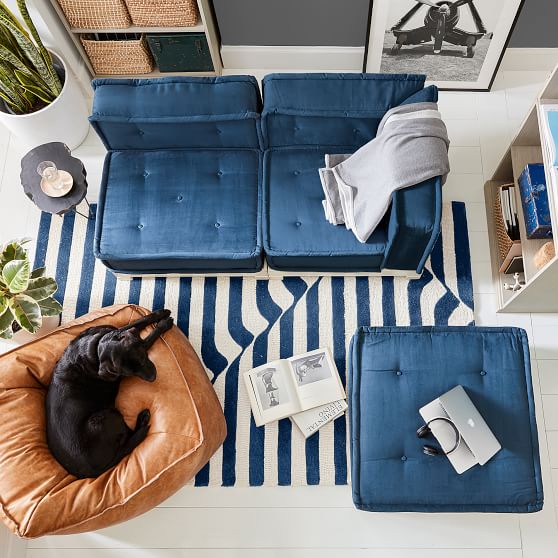 Cushy Lounge Sectional Sofa Teen Sofa Pottery Barn Teen