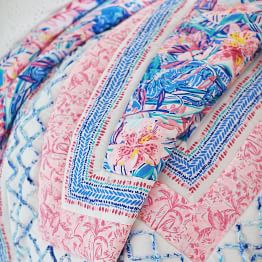 Lilly Pulitzer Slathouse Soiree Patchwork Quilt + Sham