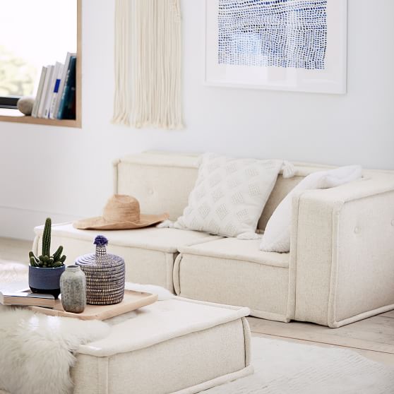 Cushy Lounge Sectional Sofa Teen Sofa Pottery Barn Teen