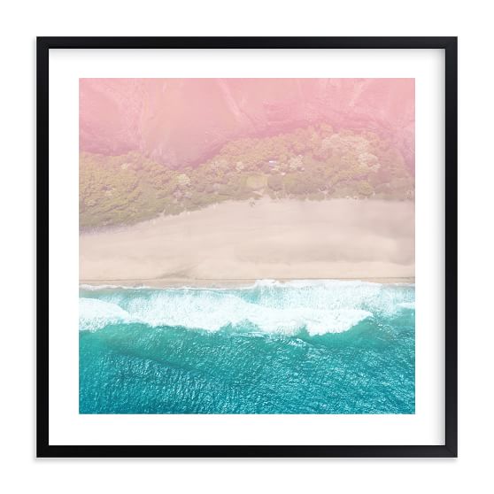 Secret Beach Framed Art By Minted Wall Prints Pottery Barn Teen