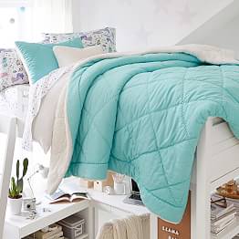 Super Soft Sherpa Comforter + Sham