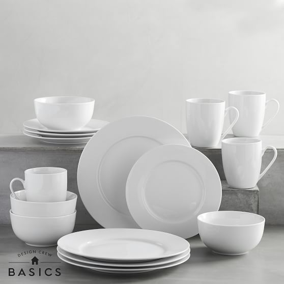 Design Crew Basics Dinnerware College Kitchen Essentials
