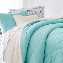 Super Soft Sherpa Comforter + Sham