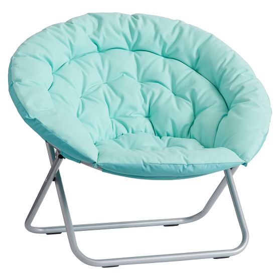 Enzyme Washed Canvas Beachglass Round Chair Pottery Barn Teen