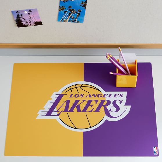 Nba Desk Mat Desk Accessories Pottery Barn Teen