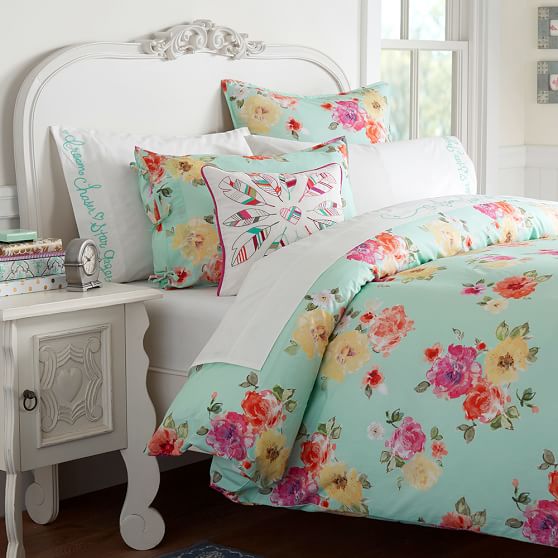 Junk Gypsy Country Blooms Girls Duvet Cover Pool Pottery Barn Teen