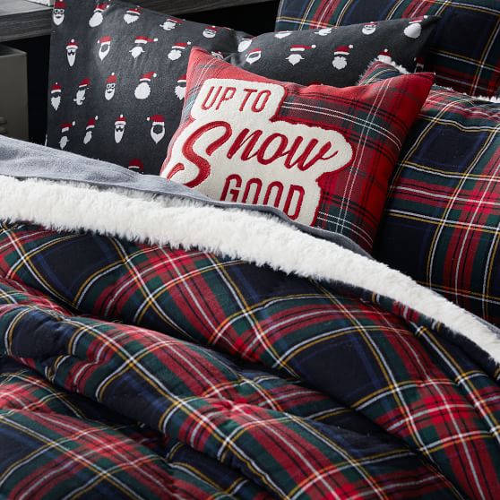 Classic Tartan Flannel Boys Comforter Sham Sale Pottery Barn