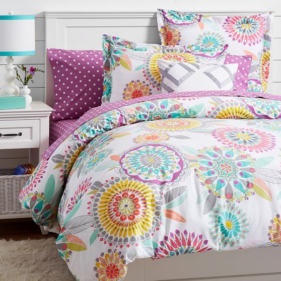 Bella Floral Girls Duvet Cover Sale Pottery Barn Teen