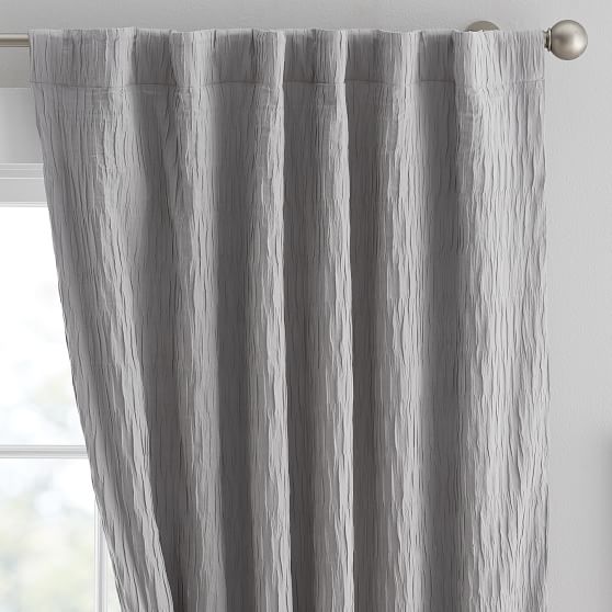 Allover Pleated Blackout Curtain Teen Curtains Pottery Barn Teen