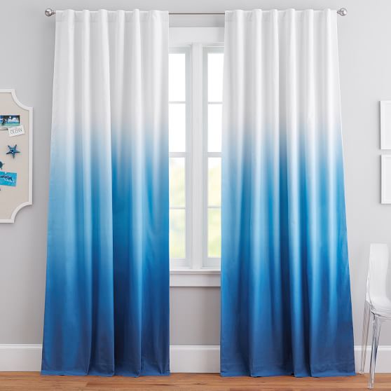 Ombre Blackout Curtain Teen Curtains Pottery Barn Teen