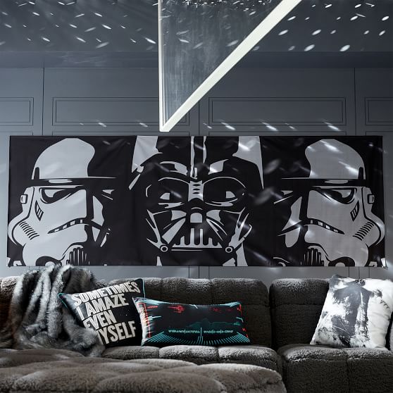 Star Wars Panoramic Wall Mural Wall Decor Pottery Barn Teen