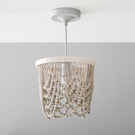 Draped Bead Adjustable Flush Mount Lighting Pottery Barn Teen