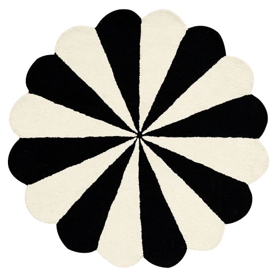 The Emily Meritt Umbrella Stripe Rug Teen Rug Pottery Barn Teen