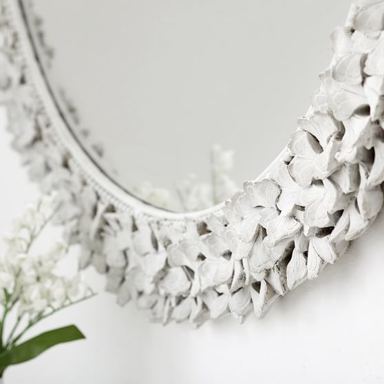 Flower Butterfly Decorative Mirror Pottery Barn Teen