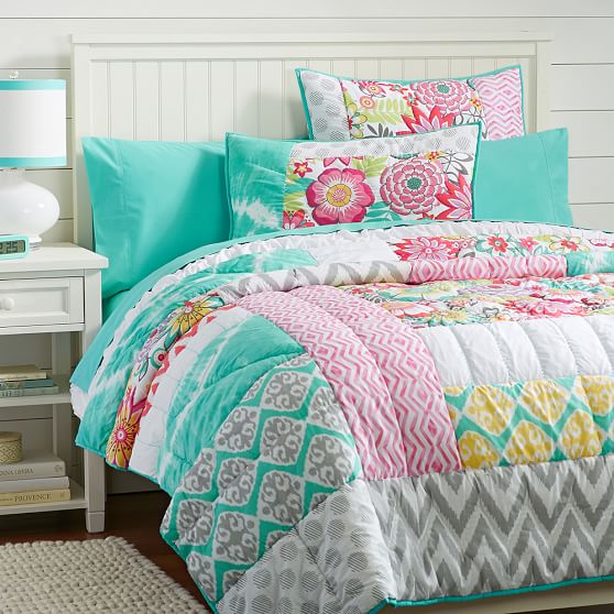 Sunset Beach Girls Quilt Sham Pottery Barn Teen