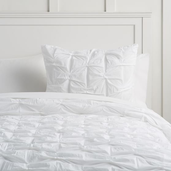 Textured Bows Girls Duvet Cover Sale Pottery Barn Teen