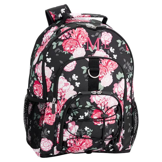 Garden Party Floral Black Teen Backpack Pottery Barn Teen