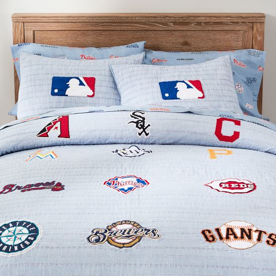 Mlb Boy S Quilt Sham Pottery Barn Teen