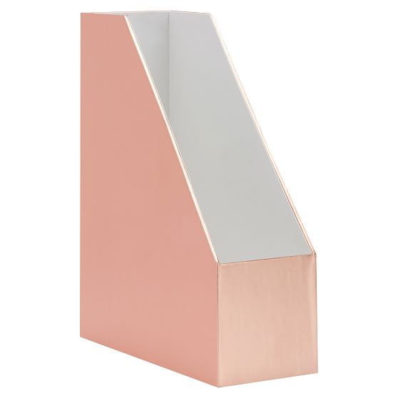 Paper Desk Accessories Rose Gold Metallic Desk Decor Pottery