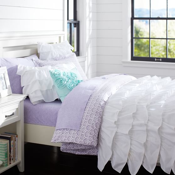 Rufflicious Girls Quilt Sham Pottery Barn Teen