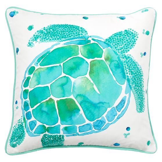 Sea Creature Pillow Cover Teen Throw Pillows Pottery Barn Teen