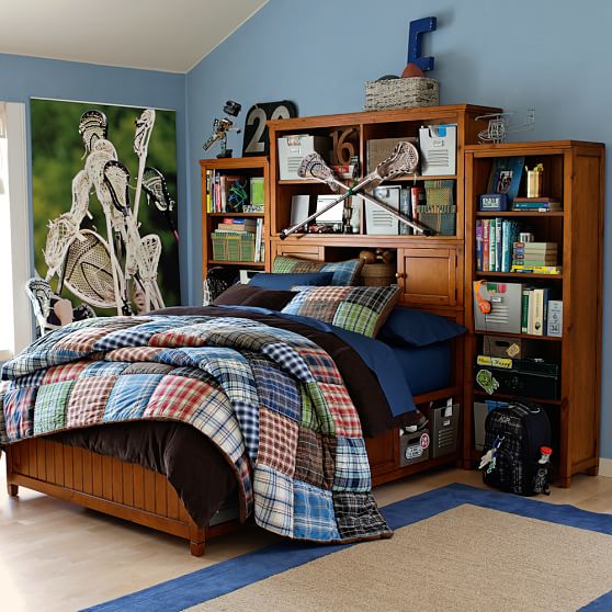 Patch Plaid Boys Quilt Sale Pottery Barn Teen