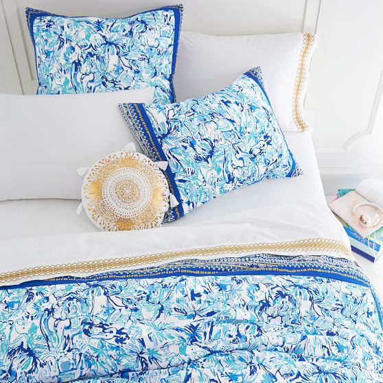 Lilly Pulitzer Elephant Appeal Girls Duvet Cover Pottery Barn Teen
