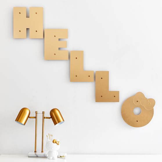 Hello Kitty Hello Wall Decor Wall Decor Pottery Barn Teen