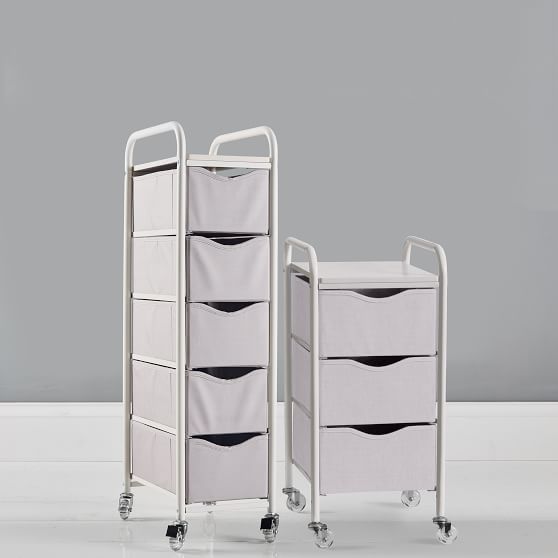 Ready To Roll Storage Cart Dorm Storage Pottery Barn Teen